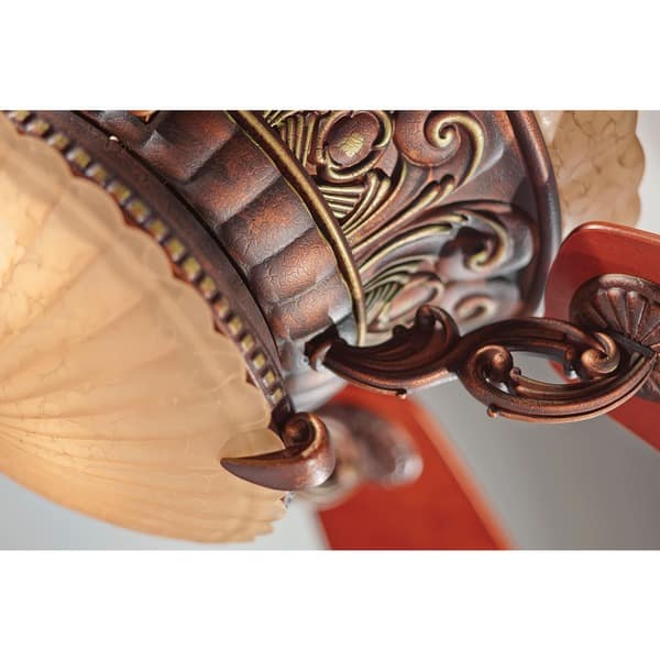 Shop Monte Carlo Strasburg 56 Inch 5 Blade Tuscan Bronze Ceiling