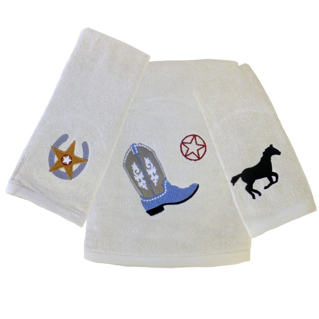 Saturday Knight Rodeo 3-piece Towel Set