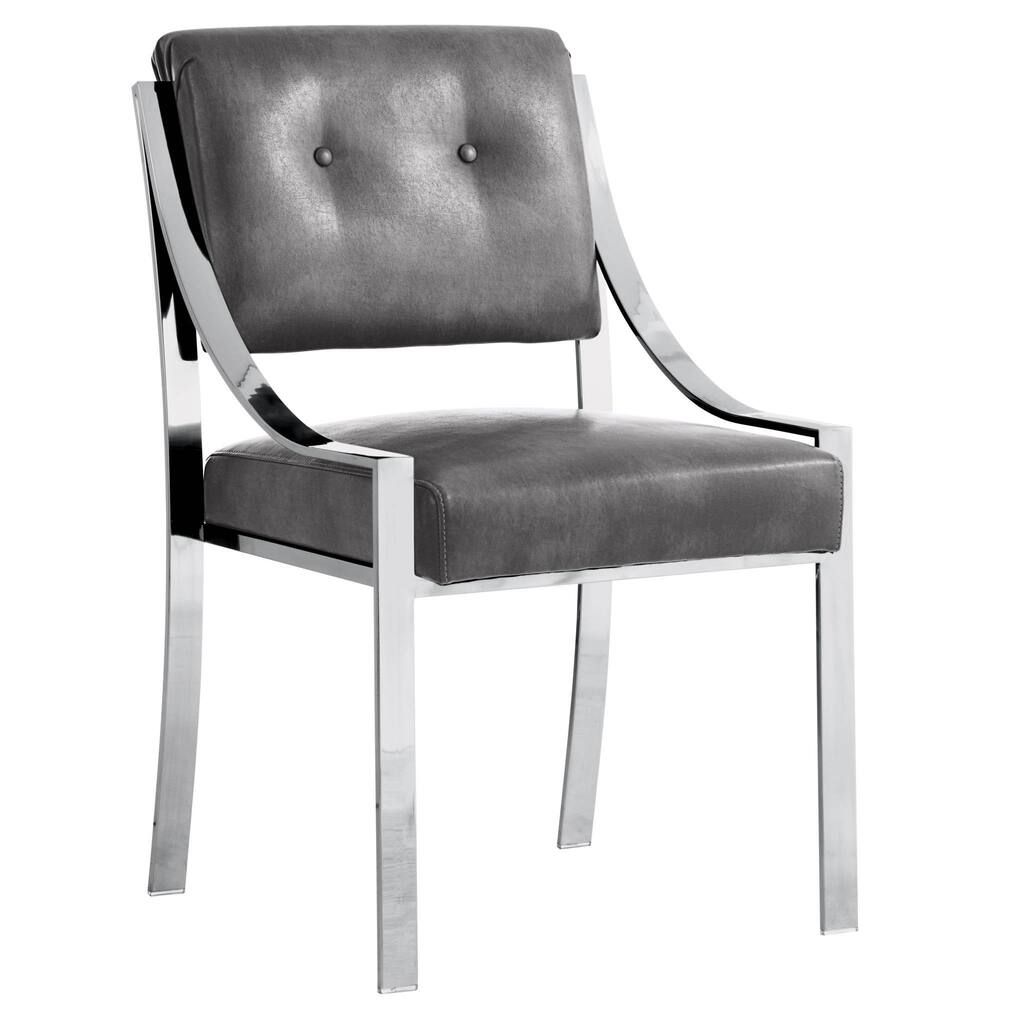 Sunpan 'Club' Savoy Grey Nobility Dining Chair - Medium