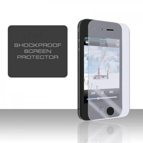 INSTEN Clear Anti-glare Reinforced Glass Screen Protector for Apple iPhone 4 4S