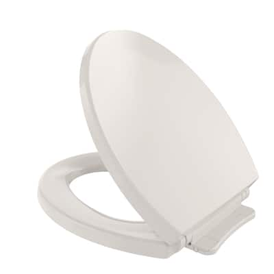 Toto SoftClose Non Slamming, Slow Close Round Toilet Seat and Lid, Sedona Beige (SS113#12)