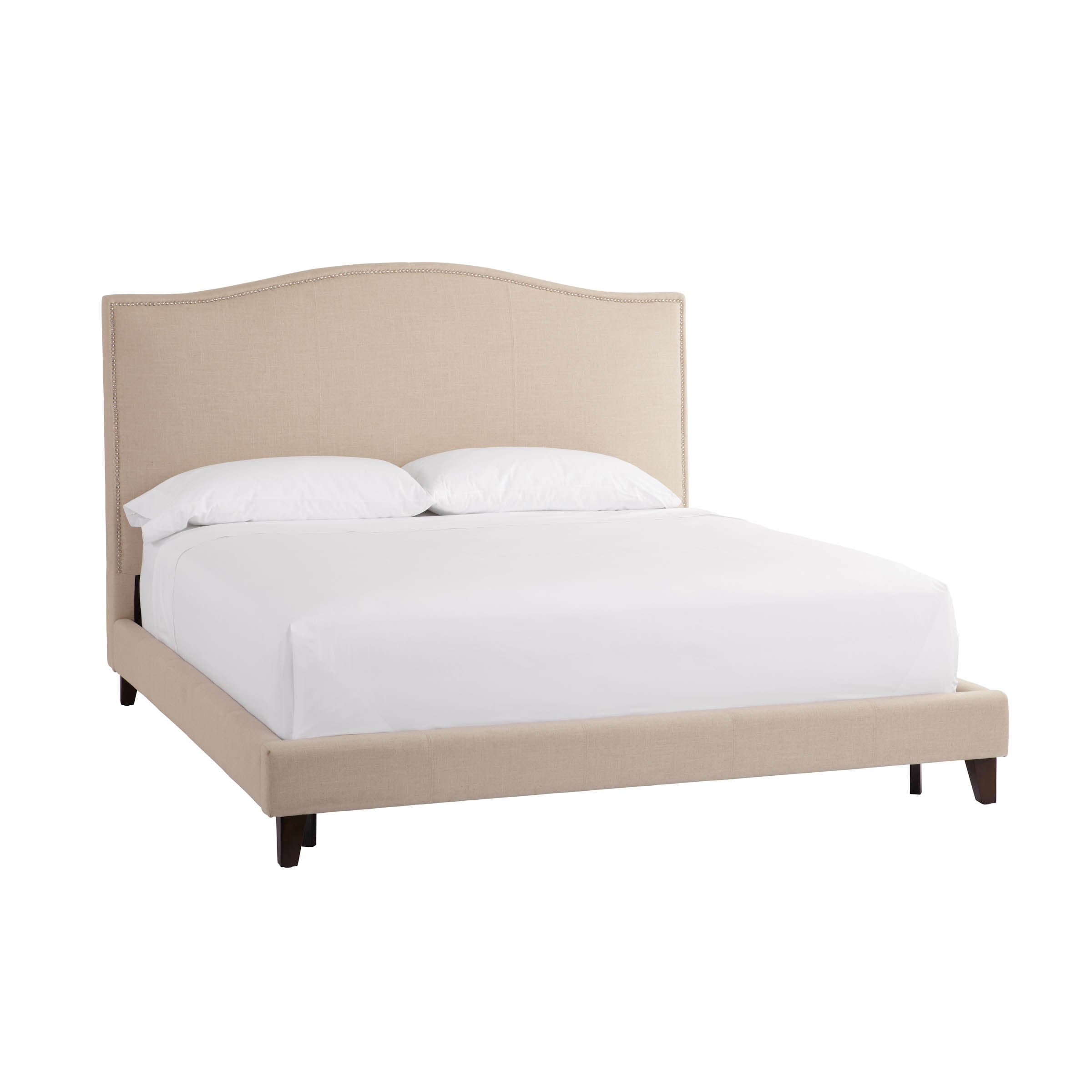 Sunpan Patagonia Linen King size Bed Off White Size King