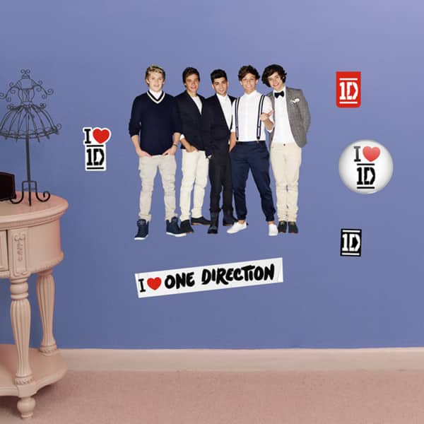 One Direction 1D Decorative Pillow - Double Hearts