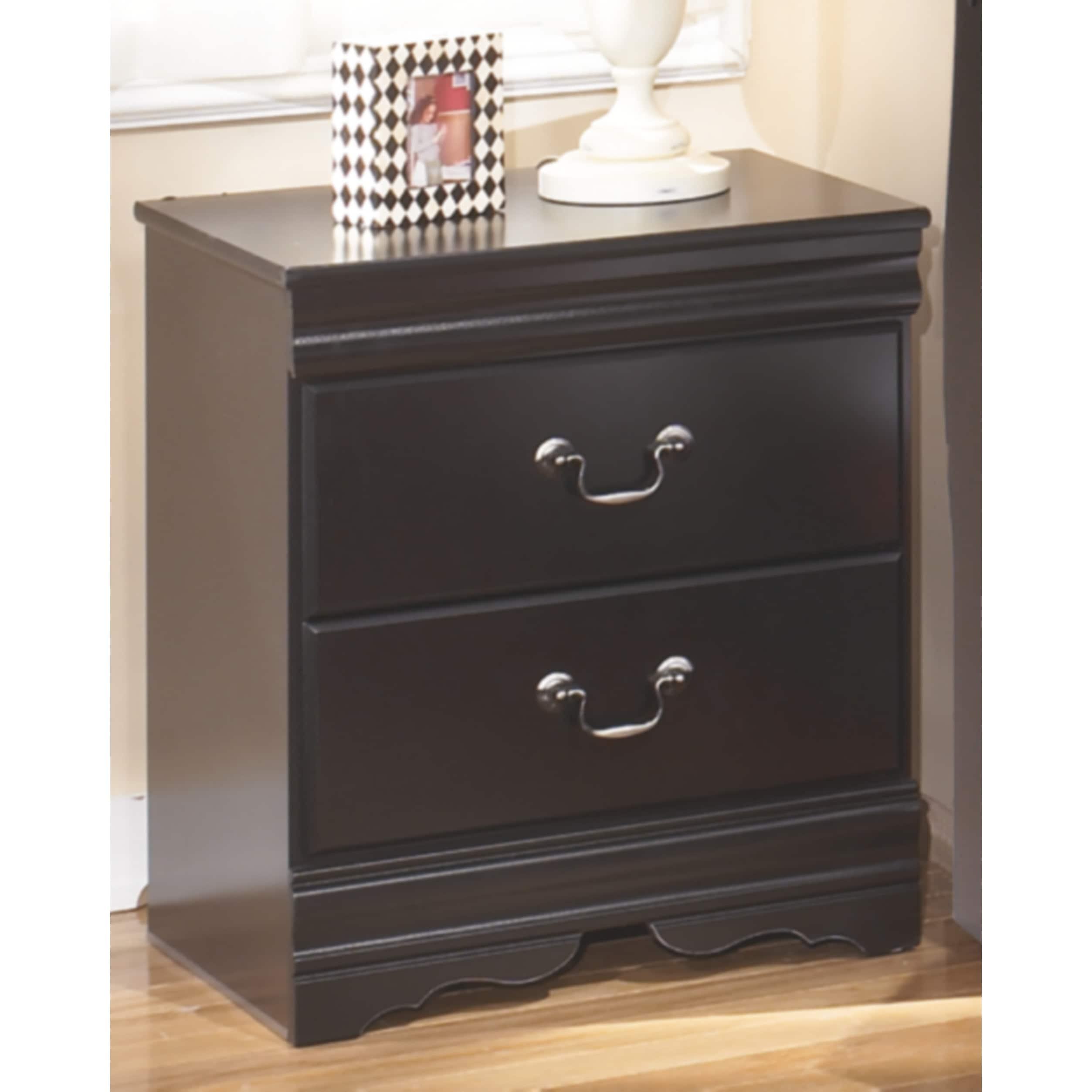 Signature Design By Ashley Signature Designs By Ashley Huey Vineyard 2 drawer Night Stand Black Size 2 drawer