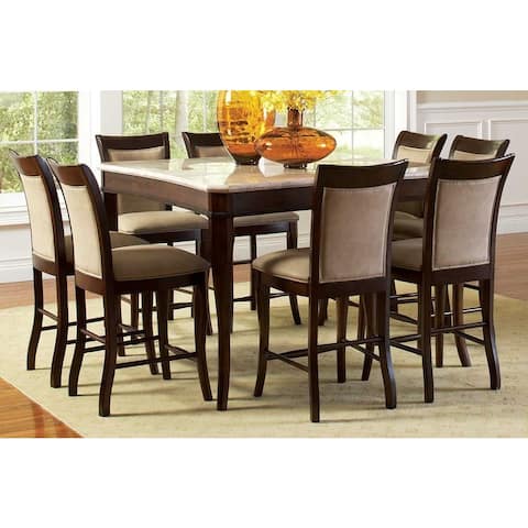 10 Piece Sets Kitchen Dining Room Online At Madaleine Counter Height Marble Veneer Dining Set By Greyson Living