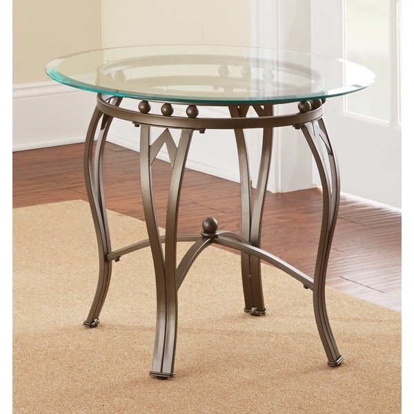 glass top end tables for living room