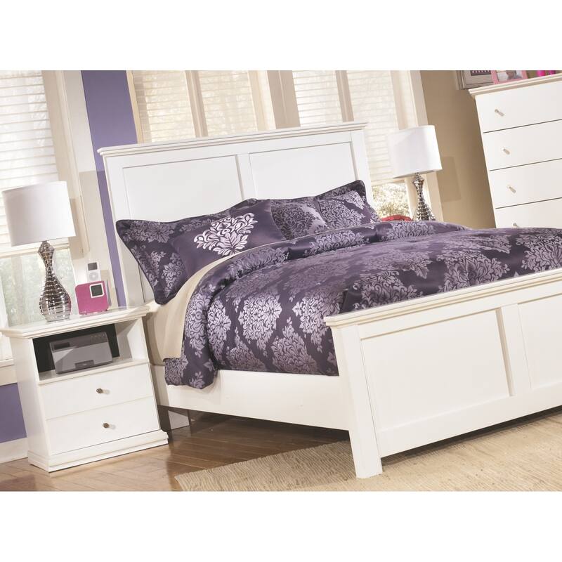 Signature Design by Ashley Bostwick 1-drawer White Nightstand