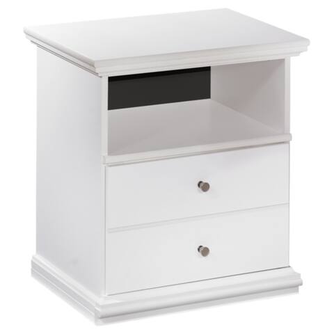 Signature Design by Ashley Bostwick 1-drawer White Nightstand