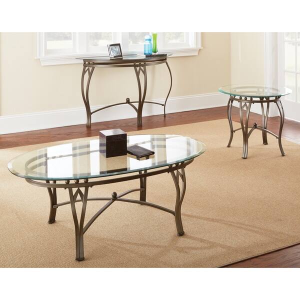 Copper Grove Woodend Glasstop Sofa Table Bed Bath & Beyond 20254805