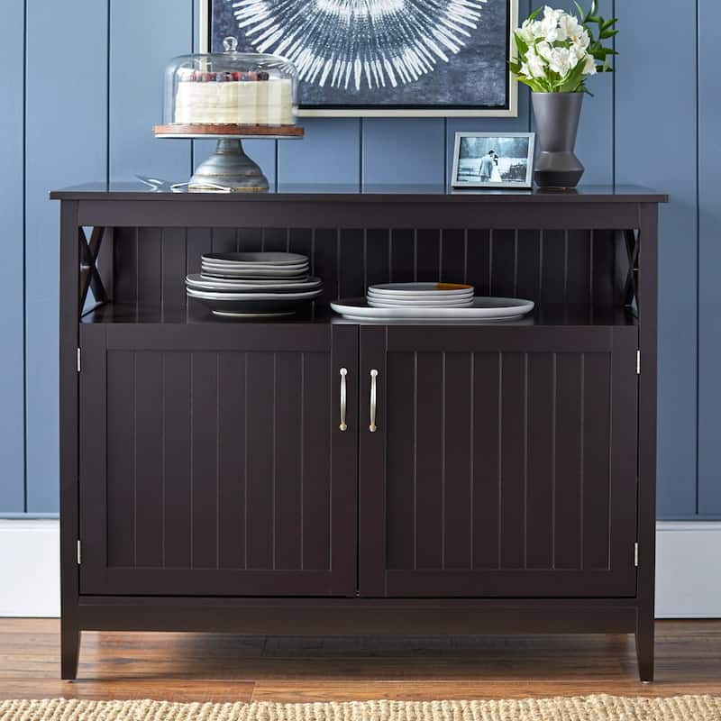 Simple Living Southport 2-Door Buffet/Sideboard - Espresso