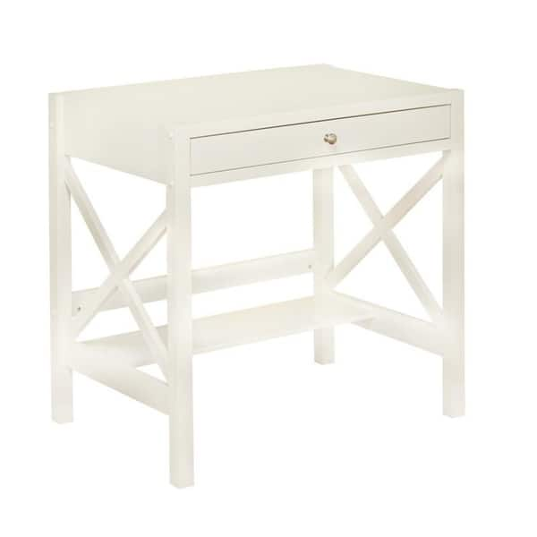 Shop Simple Living Antique White X Desk On Sale Free Shipping