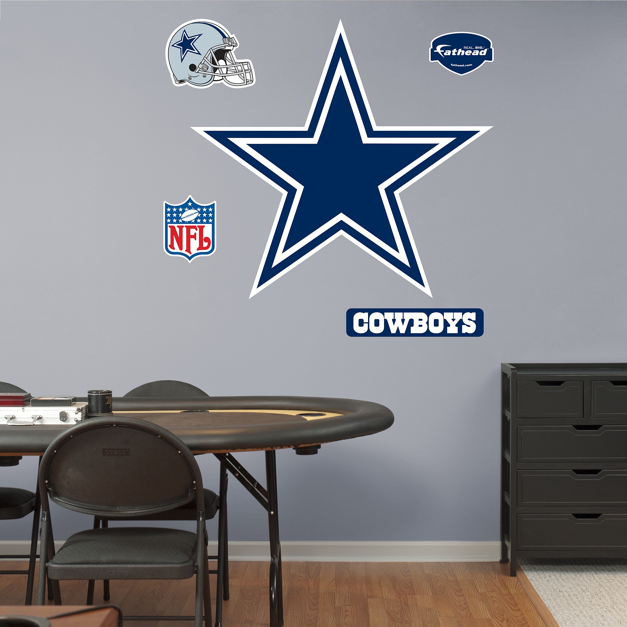 Dallas Cowboys Door Sticker Removable Decals Self-Adhesive Wallpaper Home  Decor