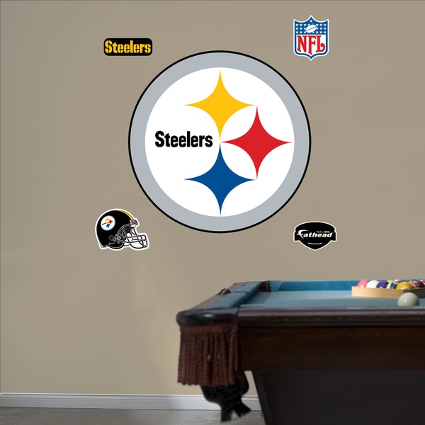 Fathead Pittsburgh Steelers Logo Wall Decals Free Shipping Today