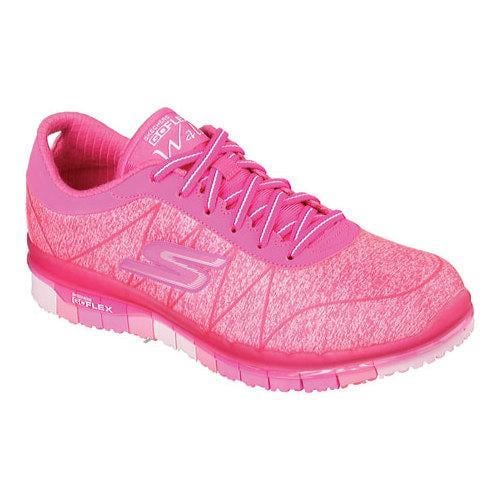 Women's Skechers GO FLEX Walk Ability Sneaker Hot Pink - 17571546 ...