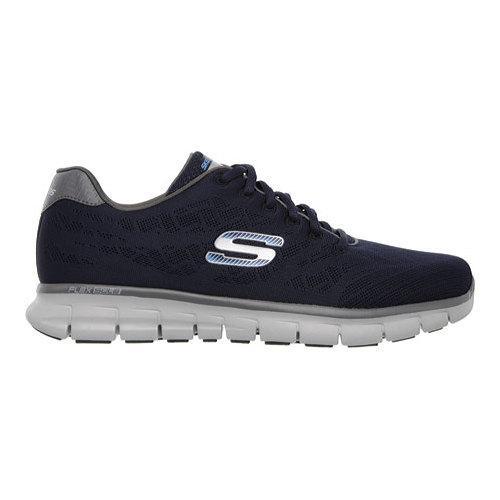 skechers synergy hombre naranja