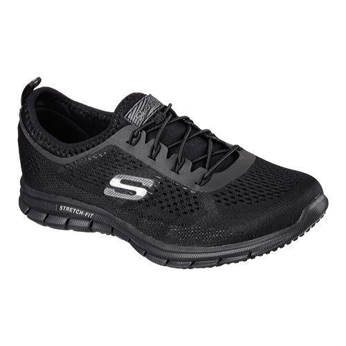 Womens Skechers Glider Black/Black   17602642  