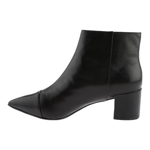 black pointed toe bootie