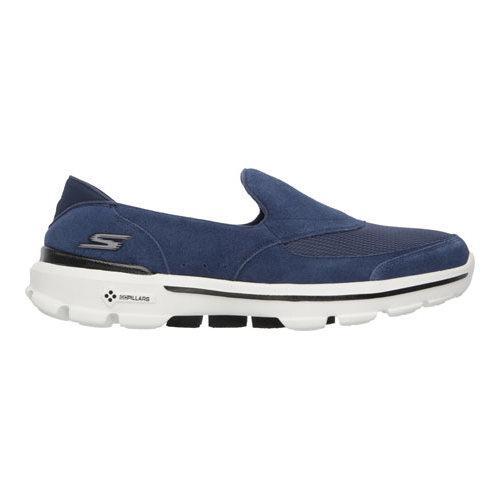 Mens Skechers GOwalk 3 Equalize Slip On Navy/Gray   17621707