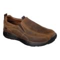 Men's Skechers Relaxed Fit Glides Docklands Slip On Dark Brown