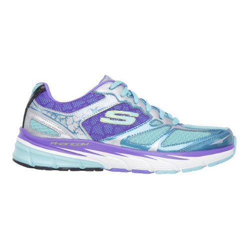 Womens Skechers Relaxed Fit Optimus Training Shoe Blue/Purple