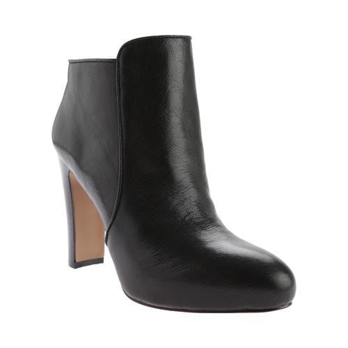 Womens Nine West Gidran Bootie Black/Black Leather  