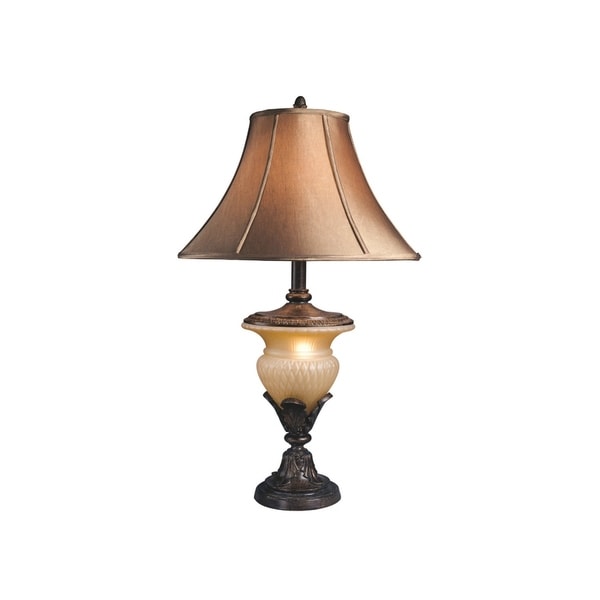 Danielle Beige/Bronze 34 Inch Table Lamps - Set of 2