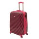 preview thumbnail 8 of 10, American Travel Polka Dot Expandable 3-piece Hardside Spinner Luggage Set