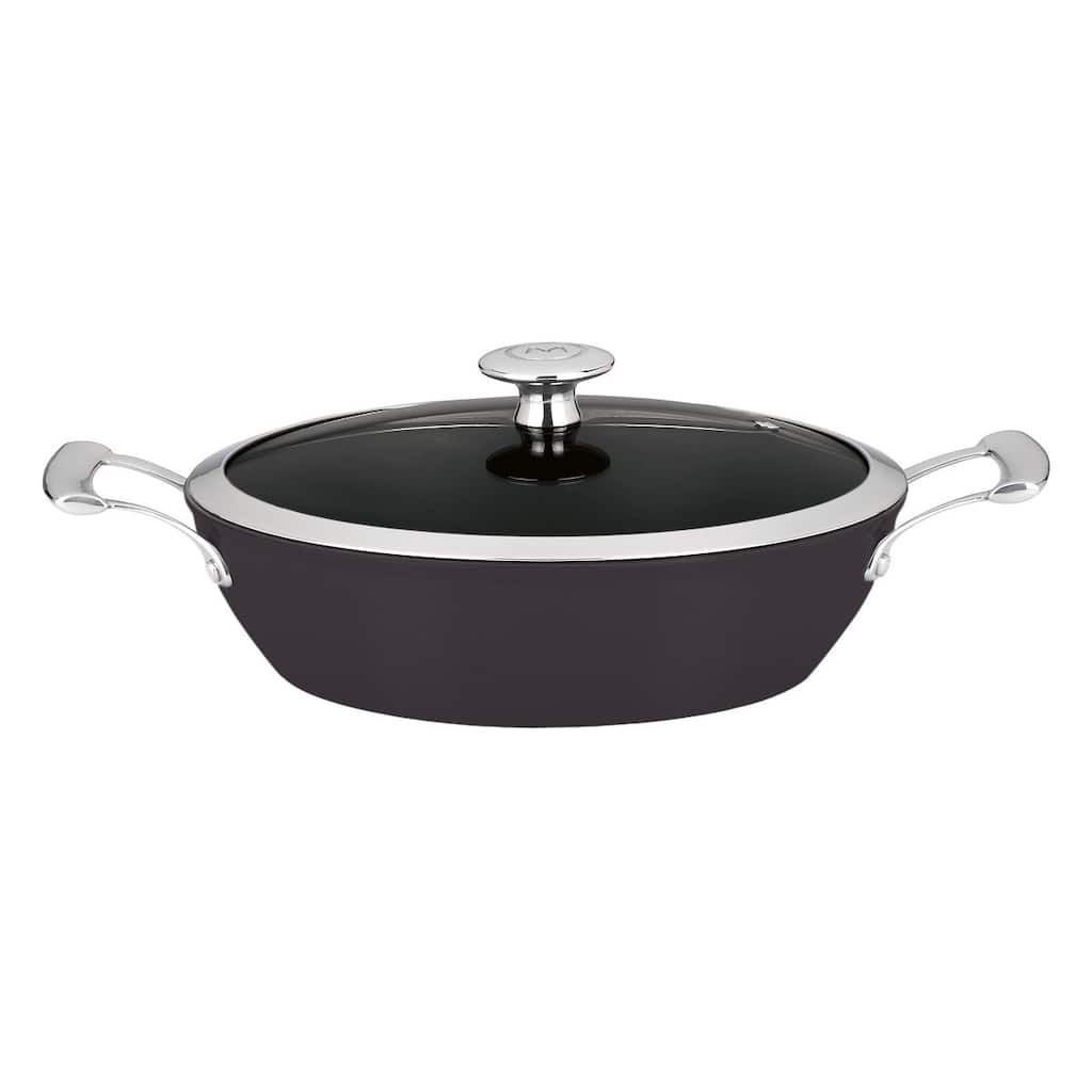 Mario Batali by Dansk Light 4-quart Black Braiser