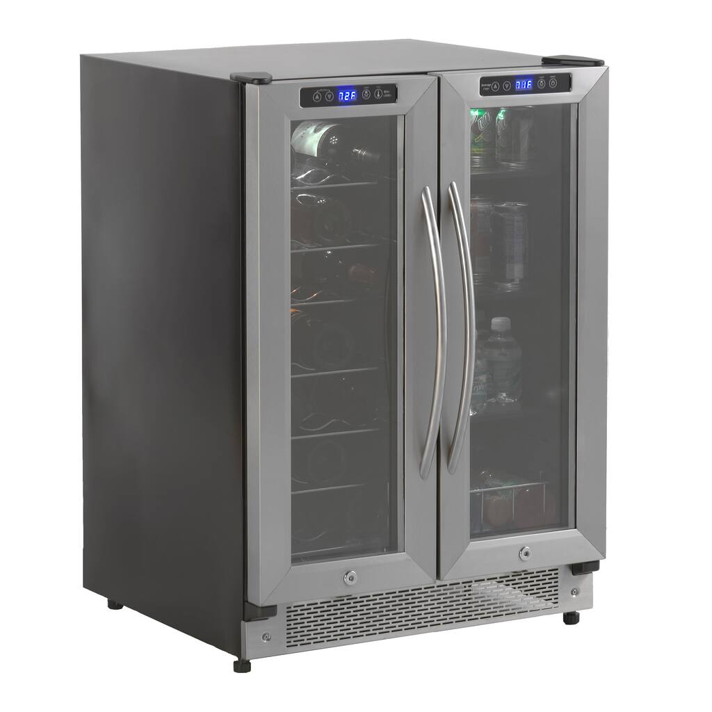 Avanti 19 Bottle/66 Can Dual-Zone Wine & Beverage Center, in Stainless Steel