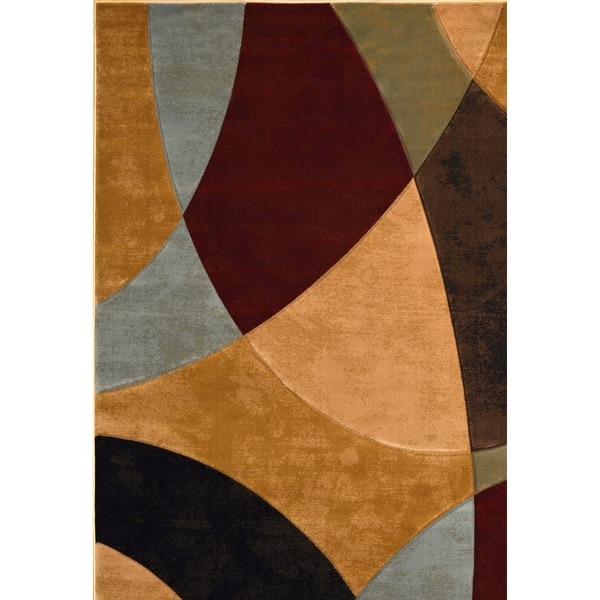 Home Dynamix Evolution Collection Contemporary Multi-Colored Area Rug (5'2 x7'6)
