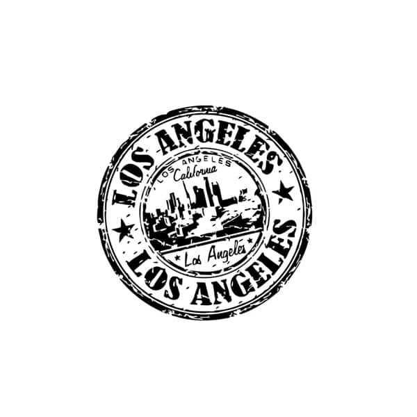 Los Angeles California Seal Wall Vinyl Art - Bed Bath & Beyond - 9204086