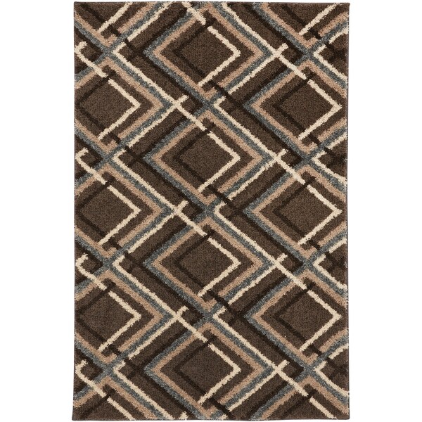 Mohawk Home Augusta Browning Avenue Grey Black Rug - 8' x 11'