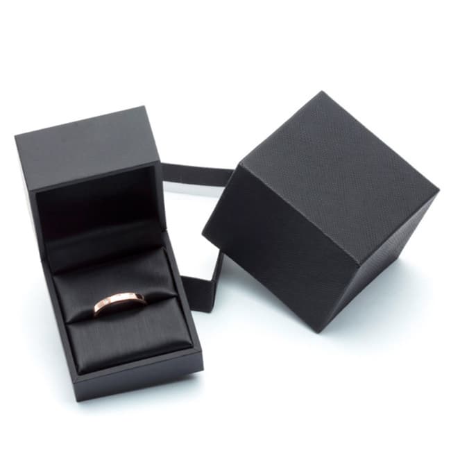 Auriya 10k Gold 1/10ctw Princess-cut Diamond Wedding Band 10k Rose Gold