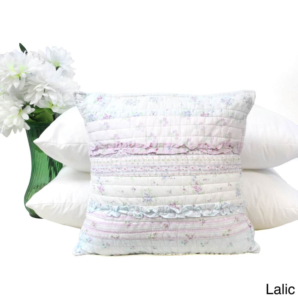 Romantic Chic Lace 16-inch Square Decorative Throw Pillow
