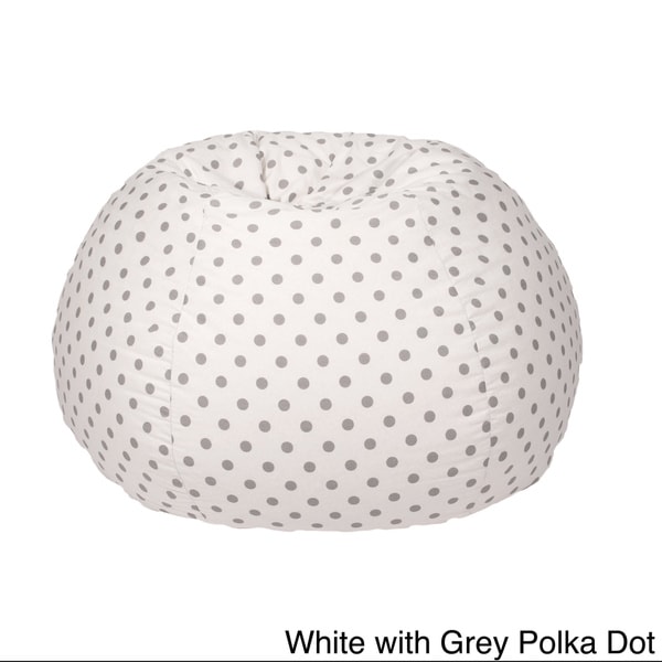 Shop Small/ Toddler Polka Dot Print Bean Bag - Free Shipping Today ...