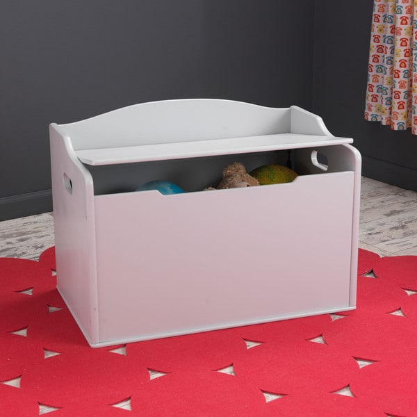 kidkraft austin toy box grey fog