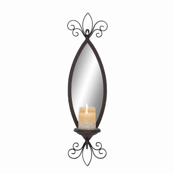 Shop Mirror Candle Sconce Free Shipping Today 9204380