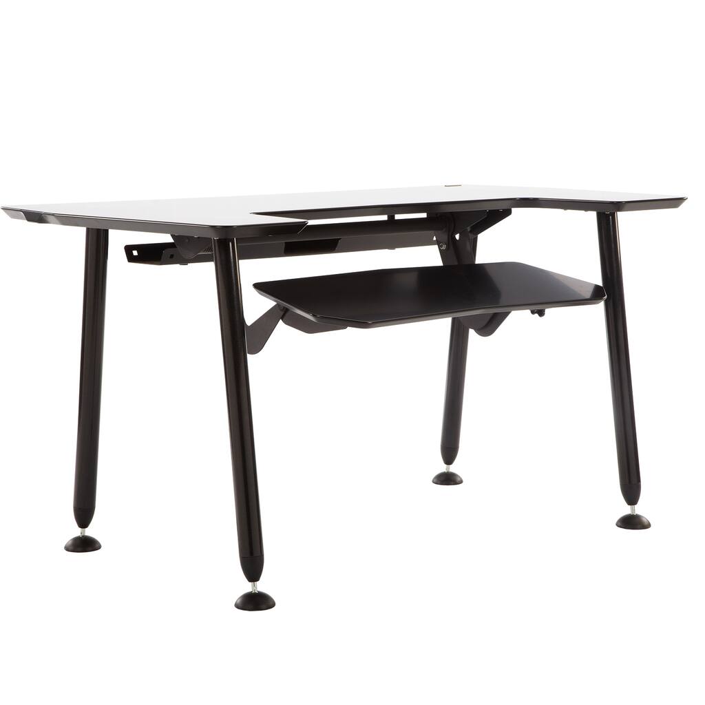 TCT Nanotec Black Ergonomic Adjustable Keyboard Tray Desk