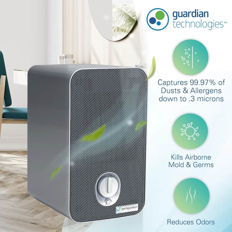 GermGuardian AC4100 Tabletop Tower 3-in-1 Air Cleaning System