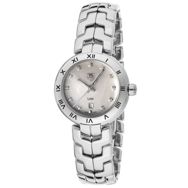 Tag Heuer Women's WAT1417.BA0954 Link Stainless Steel Diamond Watch. Opens flyout.