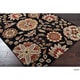 preview thumbnail 45 of 75, Lily Hand-tufted Transitional Floral Pattern Wool Area Rug 12' x 15' - Black/Red - Runner/Rectangle