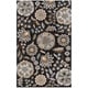 preview thumbnail 50 of 75, Lily Hand-tufted Transitional Floral Pattern Wool Area Rug 10' x 14' - Black - Runner/Rectangle