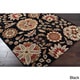 preview thumbnail 15 of 75, Lily Hand-tufted Transitional Floral Pattern Wool Area Rug 4' x 6' - Black/Red - Runner/Rectangle