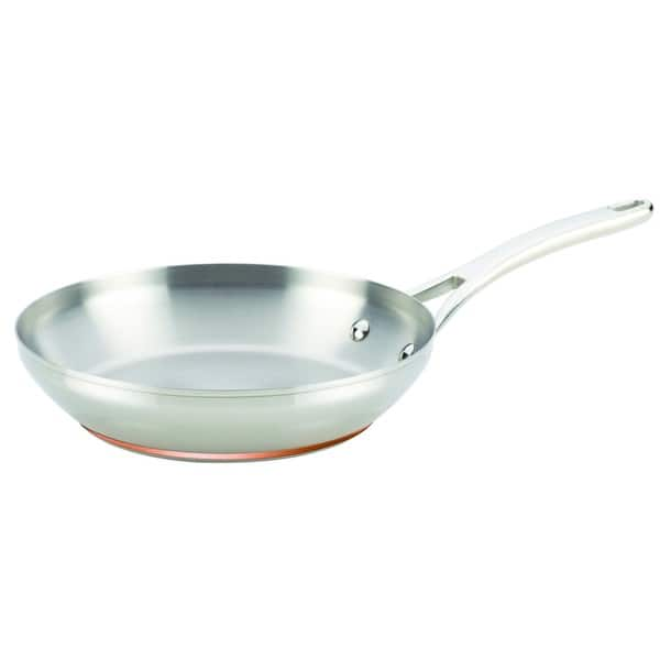 Anolon Nouvelle Copper Stainless Steel 12 In. Covered French Skillet, Fry  Pans & Skillets, Household