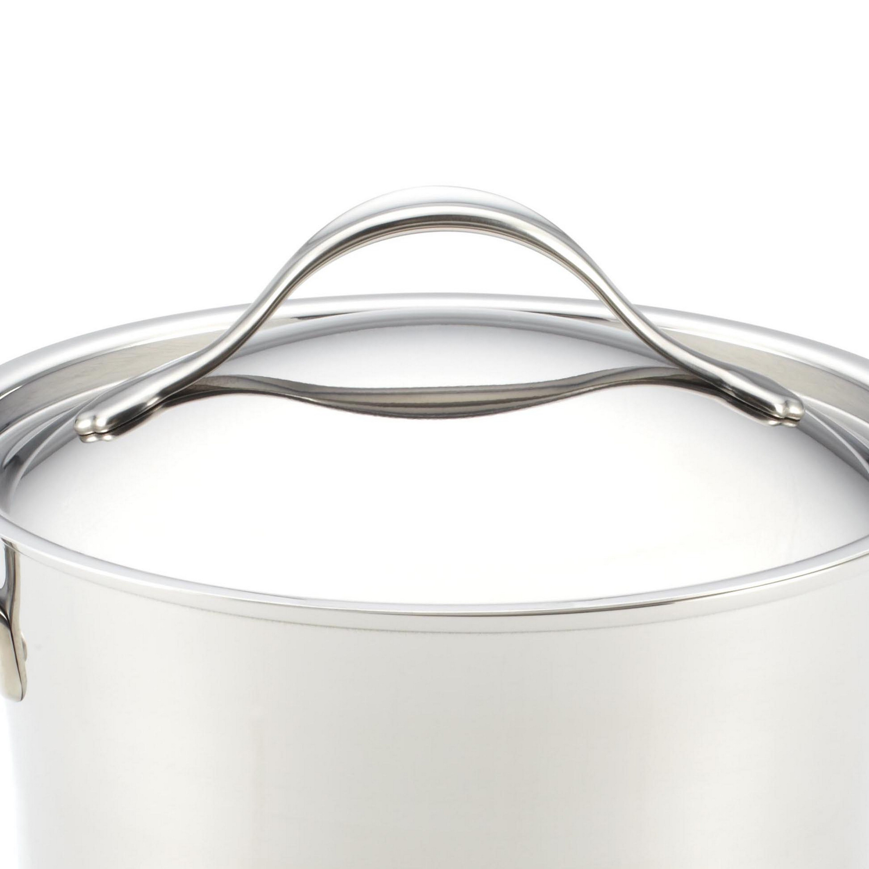 Anolon Nouvelle Copper Stainless Steel 3 1/2-quart Covered Saucepan - Bed  Bath & Beyond - 9206701