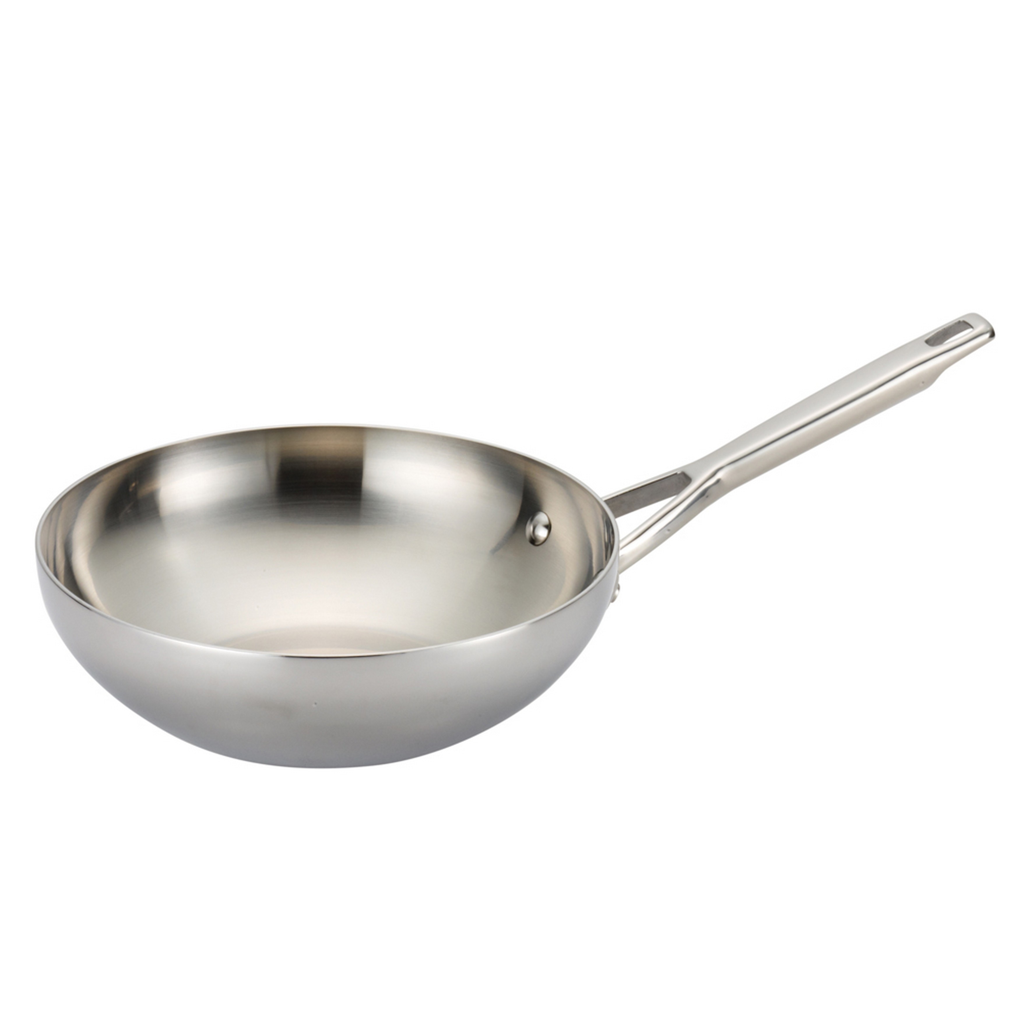 Shop Anolon Triply Clad Stainless Steel 10 3/4inch Stir Fry Free