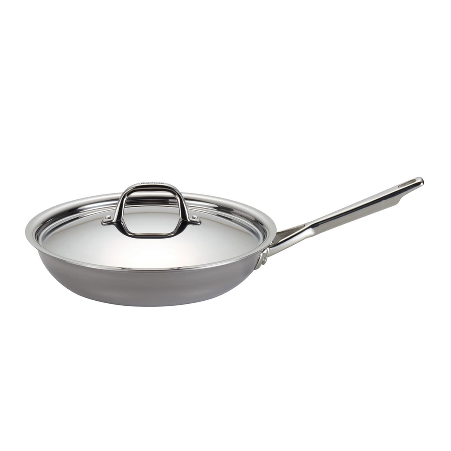 Anolon Tri-Ply Clad Stainless Steel 12-3/4 French Skillet 