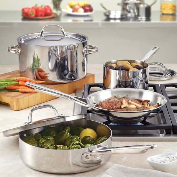 Anolon Tri-ply Clad Stainless Steel 12 3/4-inch Nonstick French