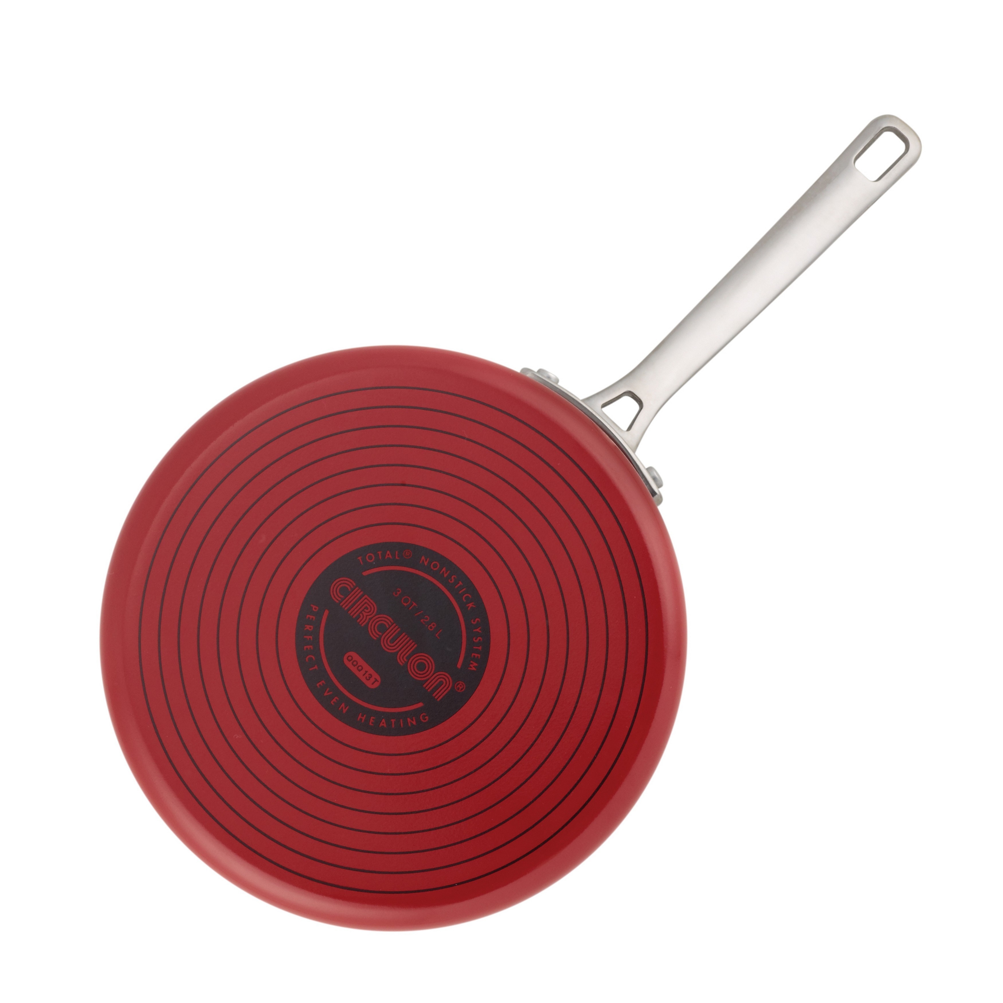 Circulon Genesis Aluminum Nonstick 12-inch Red Stir Fry - Bed Bath