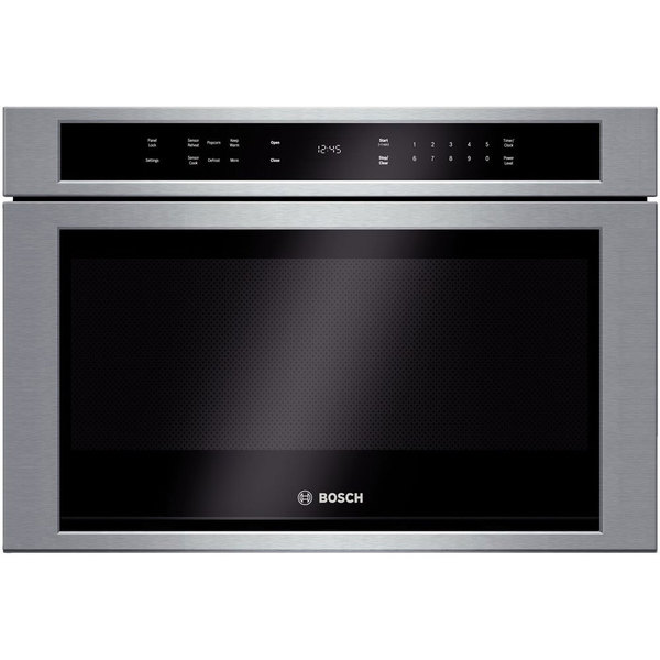 Bosch 800 Series 24 inch Stainless Steel Built in Microwave Drawer